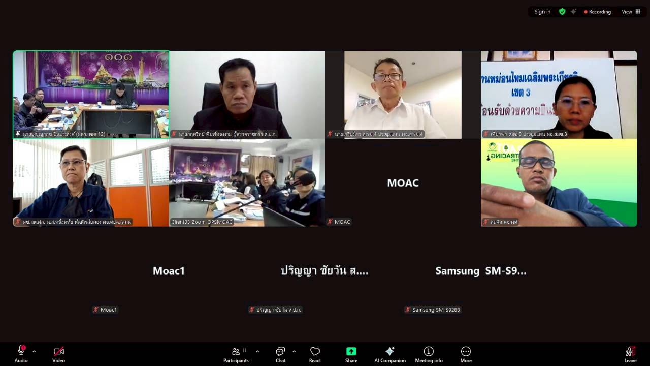 title - ผู้ตรวจราชการ ส.ป.ก. เข้าร่วมการประชุมตรวจติดตามการดำเนินงานตามแผนการตรวจราชการ ของผู้ตรวจราชการกระทรวงเกษตรและสหกรณ์ ประจำปีงบประมาณ พ.ศ. 2569 รอบที่ 1 ในเขตตรวจราชการที่ 12 จังหวัดร้อยเอ็ด 
